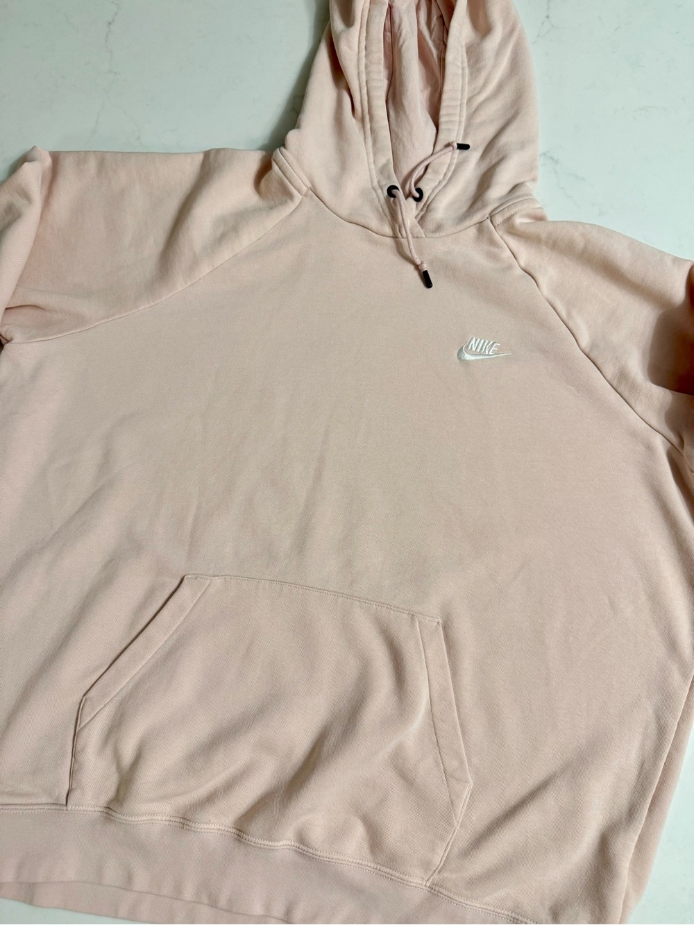 Nike Pale Pink Hooded Pullover Sweatshirt - Picture 2 of 4